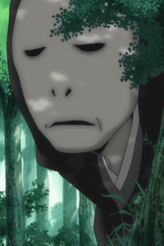 黒い大きな妖怪